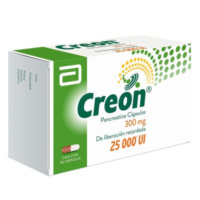 Creon 25,000 C 50 C&aacute;psulas