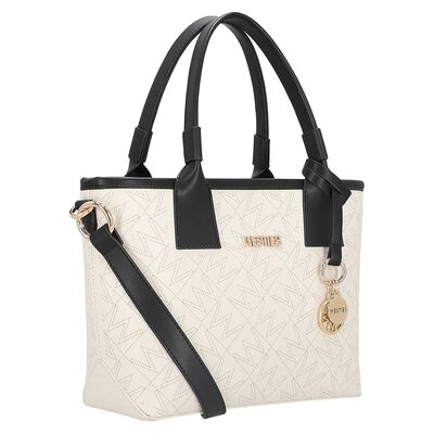 Bolsa Satchel Color Negro/Blanco para Mujer Westies