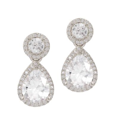 Aretes Peque&ntilde;os De Gota Queen Victoria