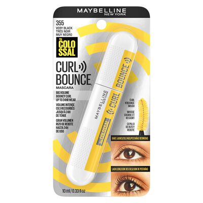Máscara De Pestañas Lavable Colossal Curl Bounce De Maybelline New York