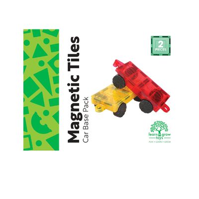 Set Mosaicos Magn&eacute;ticos Base de Carro 2 Piezas Learn & Grow Toys