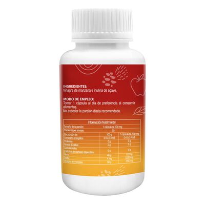 Vinagre de Manzana 60 caps