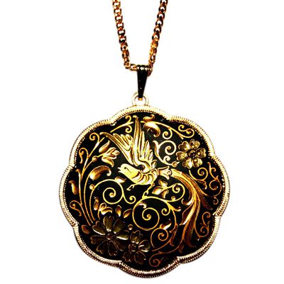 Medallón damasquinado 61649