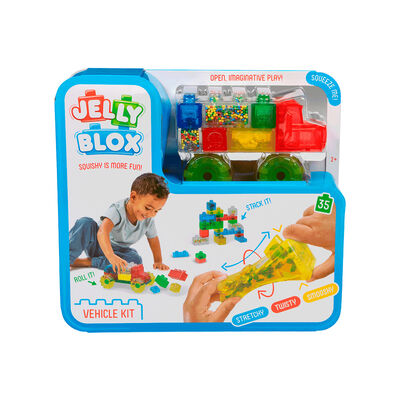 Set Bloques de Construcci&oacute;n Veh&iacute;culo Jelly Blox