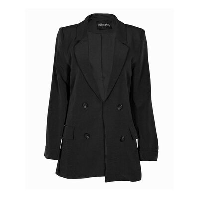 Saco Abierto con Detalle de Botones Philosophy Talla Mediana para Mujer