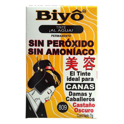 Tinte Biyo Casta&ntilde;o Oscuro 809 7 gr
