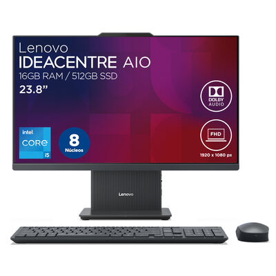 Desktop All In One Lenovo IdeaCentre Intel Core i5 16 GB RAM 512 GB SSD
