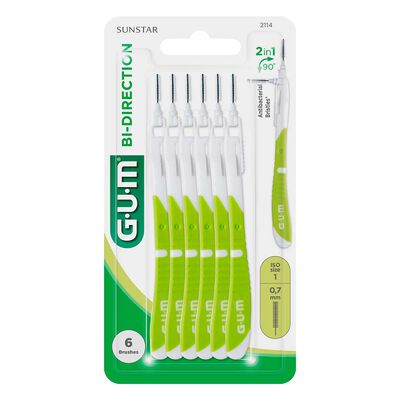 Cepillo interdental Bi-Direction 0.7mm 6pzs.  - GUM&reg;