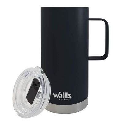 Taza Térmica  Wallis 500 Ml Negro Mate