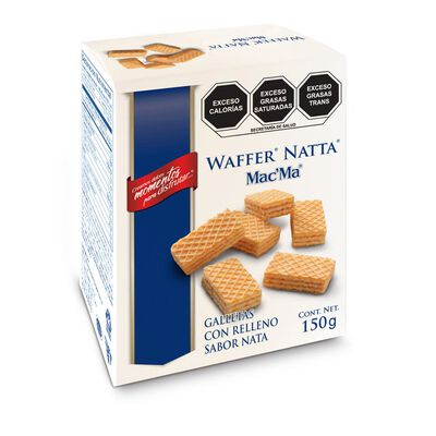Galletas Wafer Rellenas Mac' Ma 150g