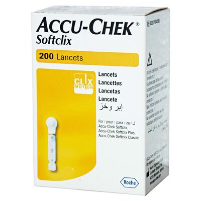 Lancetas Accu-chek Softclix c/200 Roche