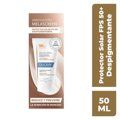Ducray Melascreen Fluido Protección Solar FPS 50+ 50 ml