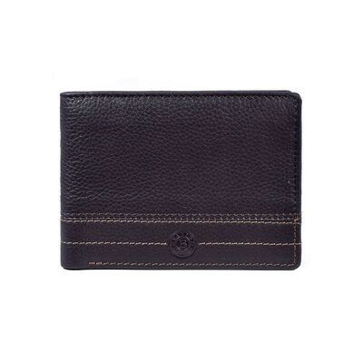 Billetera café Miguel Bellido 4104 para hombre