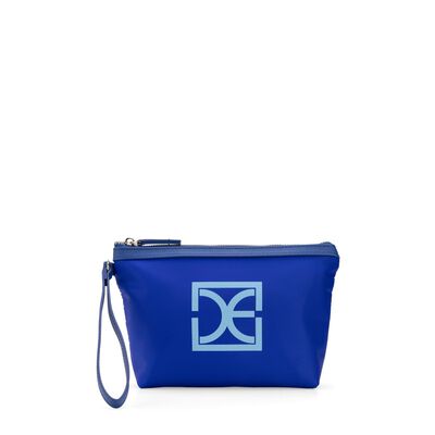 Cosmetiquera Cierre Sencillo Cloe Color Azul para Mujer