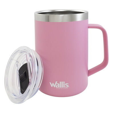 Taza Térmica Wallis 420 Ml Rosa Mate