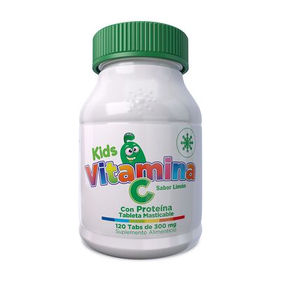 Vitamina C Kids 120 tabs masticables de 300 MG