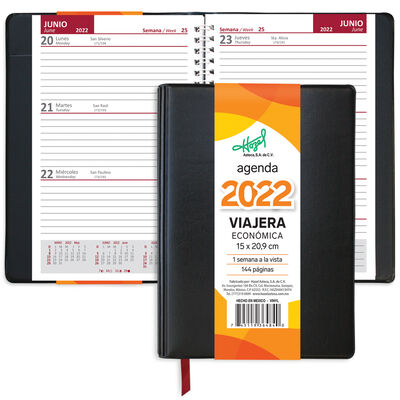 Agenda Viajera Econ&oacute;mica Roja Ofi-Pro