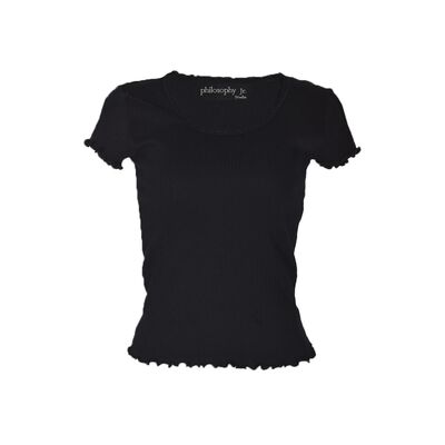 Blusa acanalada para mujer Philosophy (Talla Grande)