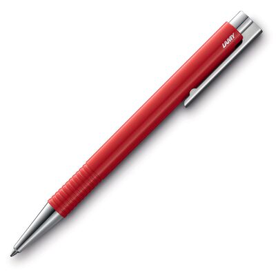Bol&iacute;grafo Lamy rojo acero pulido