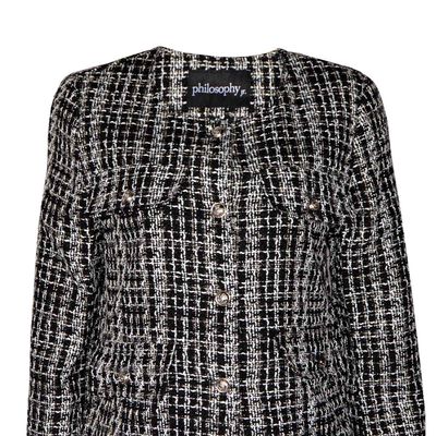 Saco Corto con Botones Philosophy Talla Chica para Mujer