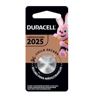 Pila Duracell 2025 1 pieza litio