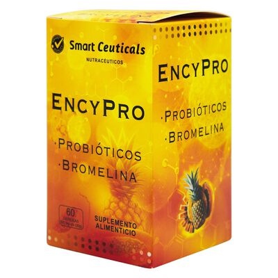Ency Pro Probióticos Bromelina 60caps