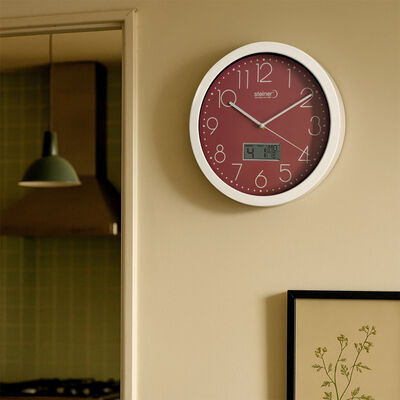 Reloj de Pared Steiner Color Rojo STWA25-7163RD