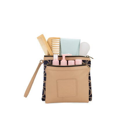 Cosmetiquera Cloe Beige para Mujer