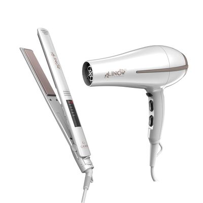 Duopack Plancha Led Y Secadora Lino