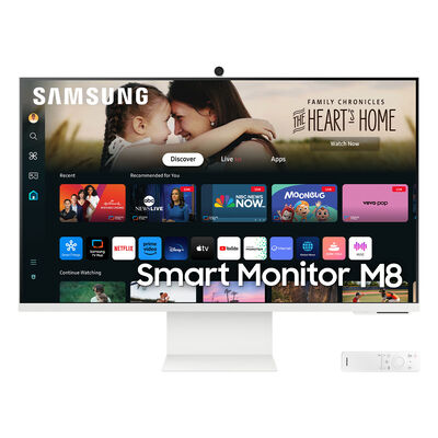 Monitor Inteligente Samsung  32 Pulgadas 4K Con Cámara LS32DM801ULXZX