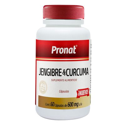 Jengibre y Cúrcuma 60 caps
