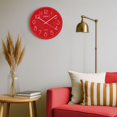 Reloj de Pared Steiner Color Rojo STWA25-3449RD
