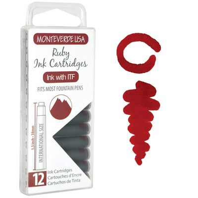 Cartucho 12 pack monteverde ruby red