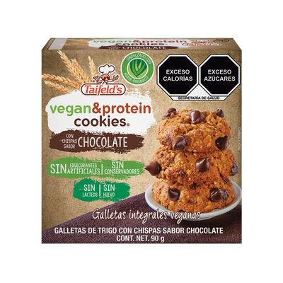 Galletas Integrales Veganas con Chispas de Chocolate 90 g Taifeld&acute;s