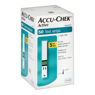 Tiras Reactivas Active C/50 Roche