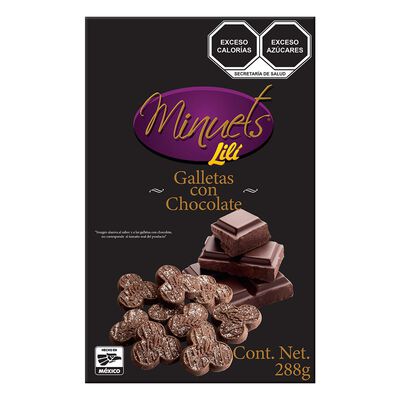 Minuets Lil&iacute; Galletas con Chocolate