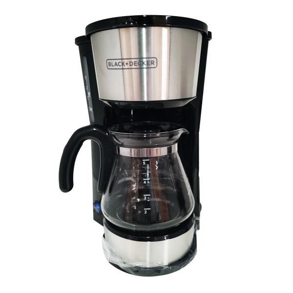 Cafetera 5 Tazas 4 En 1 Con Vaso Black And Decker CM0755S-MX Negro image number null