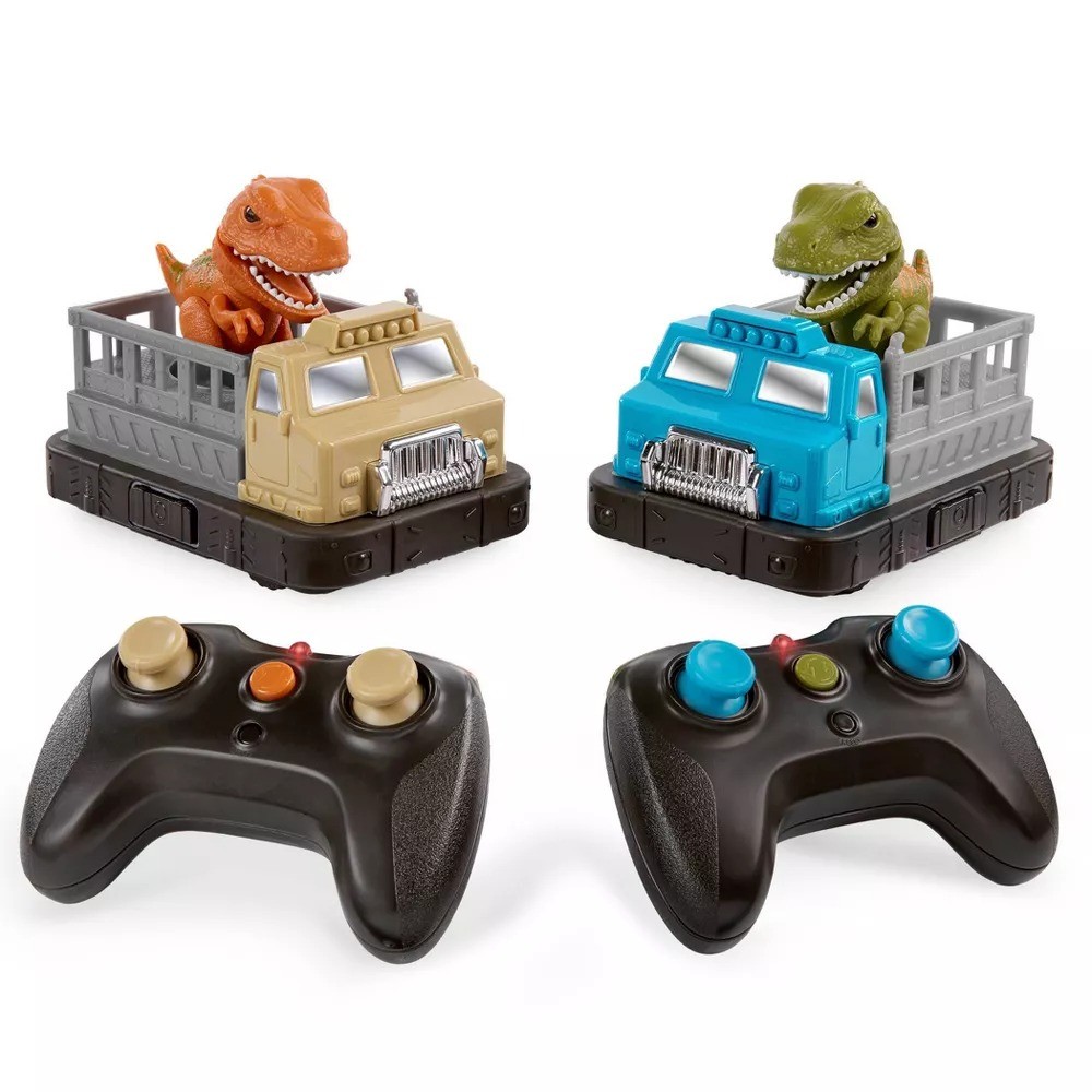 TERRA by Battat Juego Coches Choque a Control Remoto Dinosaurio image number null