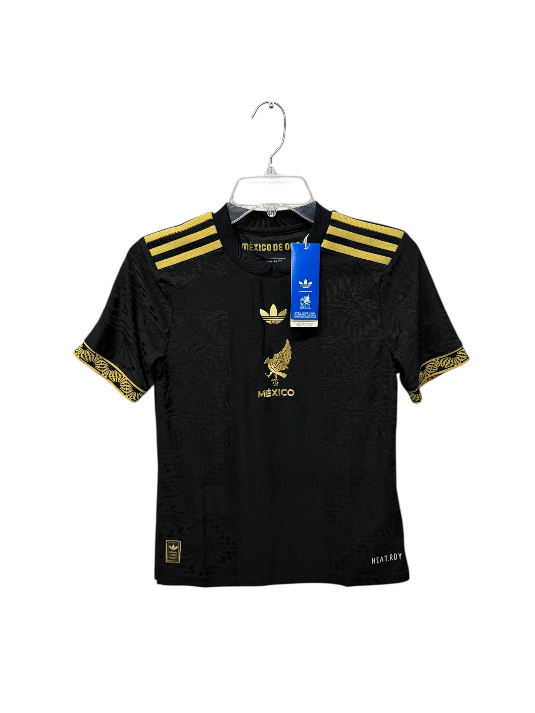 Jersey Original adidas ni&ntilde;o Selecci&oacute;n Mexicana jugador 3era negra 2025 JM2535 image number null
