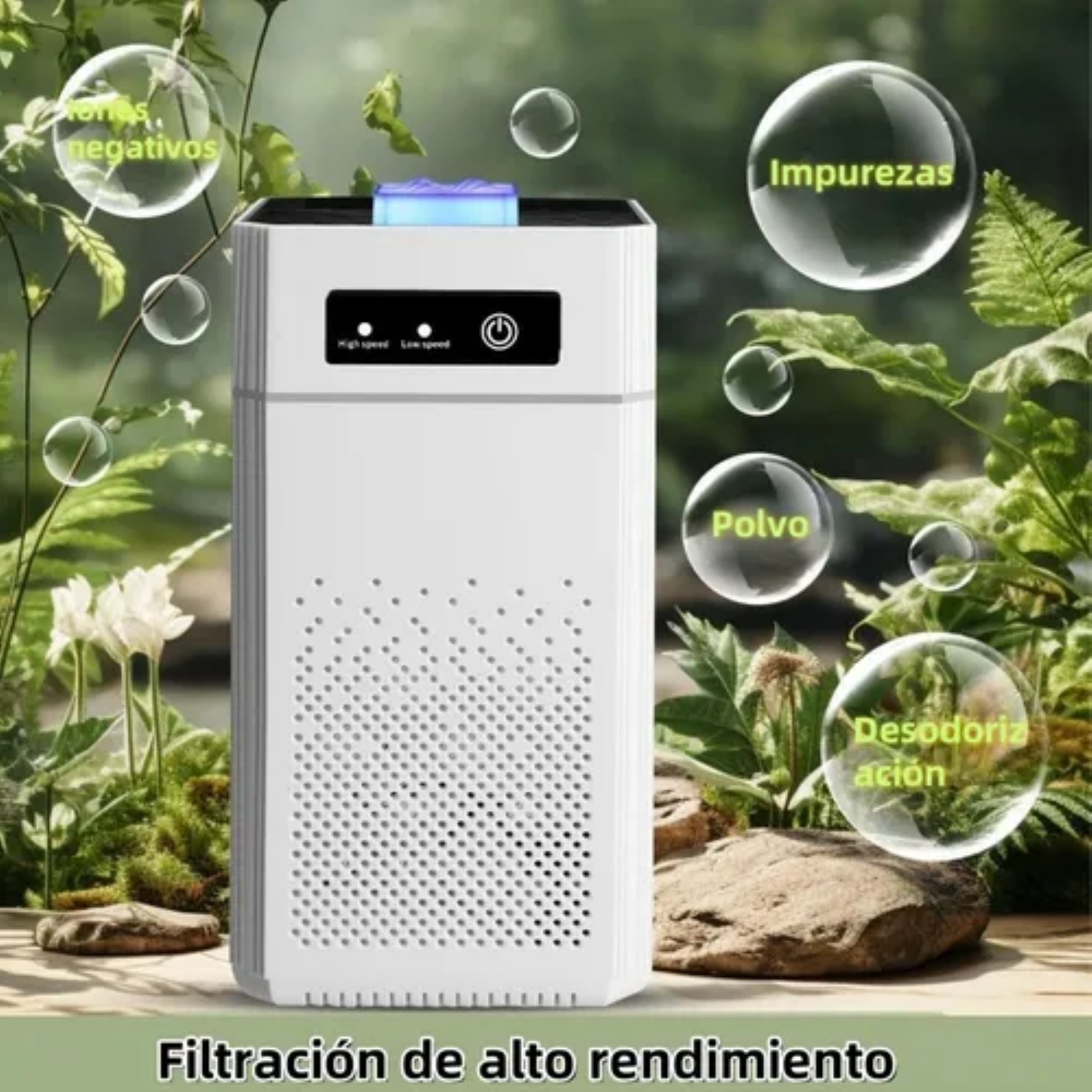 Purificador De Aire Hepa Para Casa Purificador Aire Port&aacute;til Blanco image number null