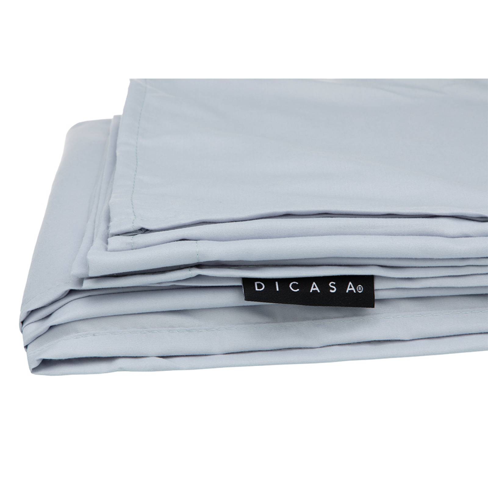 Combo S&aacute;banas Queen Size Dicasa Softy Platino +Almohadas 2 Pack image number null