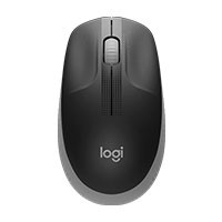 Mouse Logitech &Oacute;ptico Logitech M190, RF Inal&aacute;mbrico, 1000DPI, Gris image number null