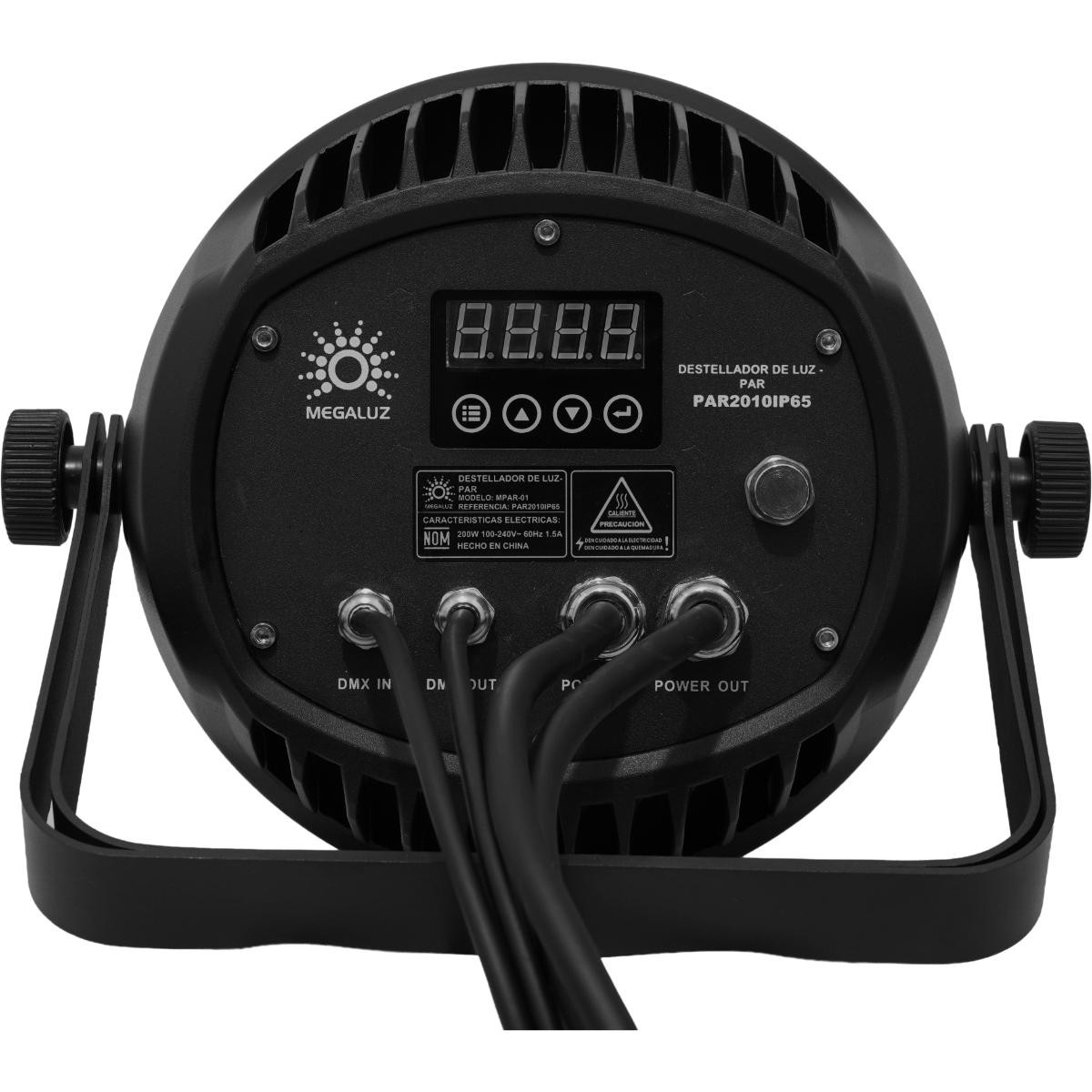 Can&oacute;n MEGALUZ PAR2010IP65 RGBW 20 Leds 10W image number null