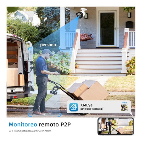 QIGO Kit C&aacute;mara de seguridad QG-77-K500G con resoluci&oacute;n de 4ch 2MP visi&oacute;n nocturna incluida Color blanca image number null
