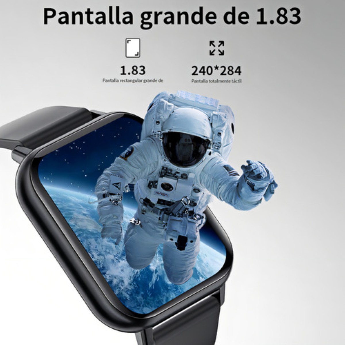 Reloj Inteligente Bluetooth Llamada Negro image number null