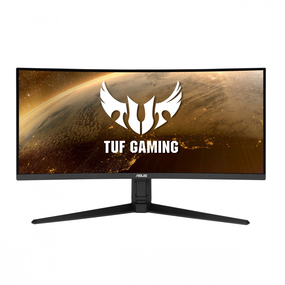 Monitor Gamer Curvo ASUS VG34VQL1B LED 34", 3440x1440 Ultra Wide Quad HD, FreeSync, 165Hz, Bocinas Integradas, Negro image number null