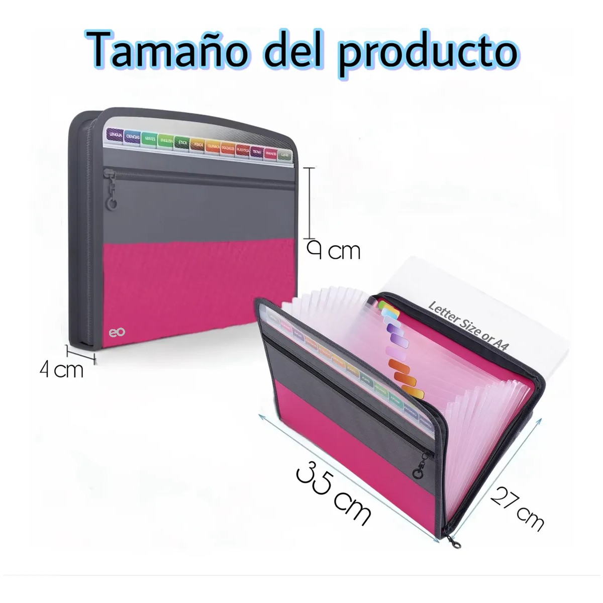 Carpeta Archivero Folder Documentos Legal Ejecutiva Escolar Rosa image number null