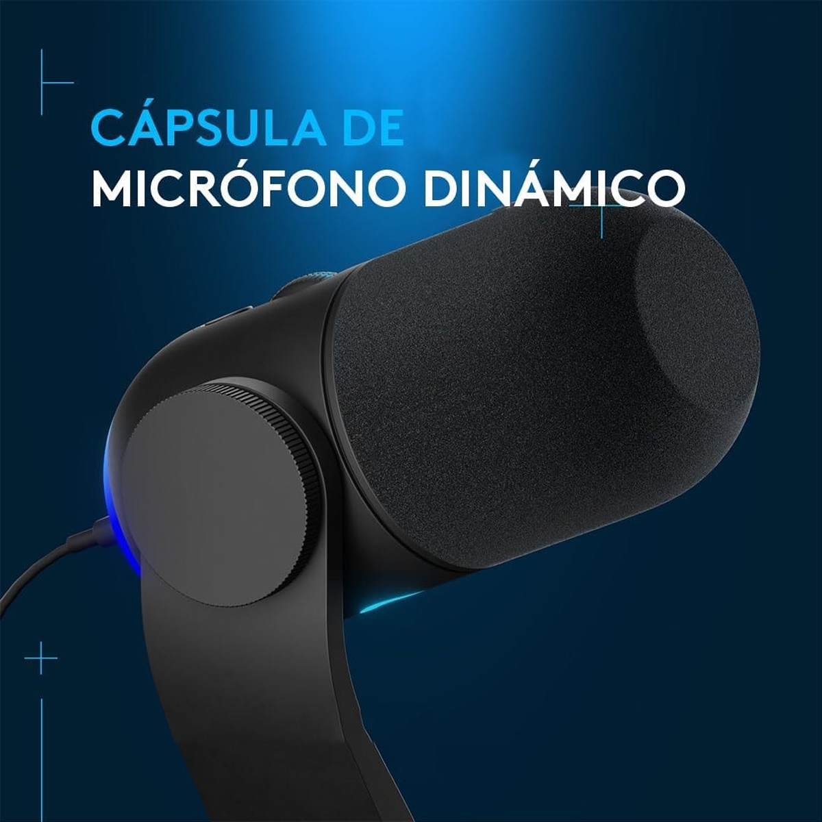 Microfono Logitech YETI GX LIGHTSYNC RGB Premium USB Gamer 988-000508 image number null