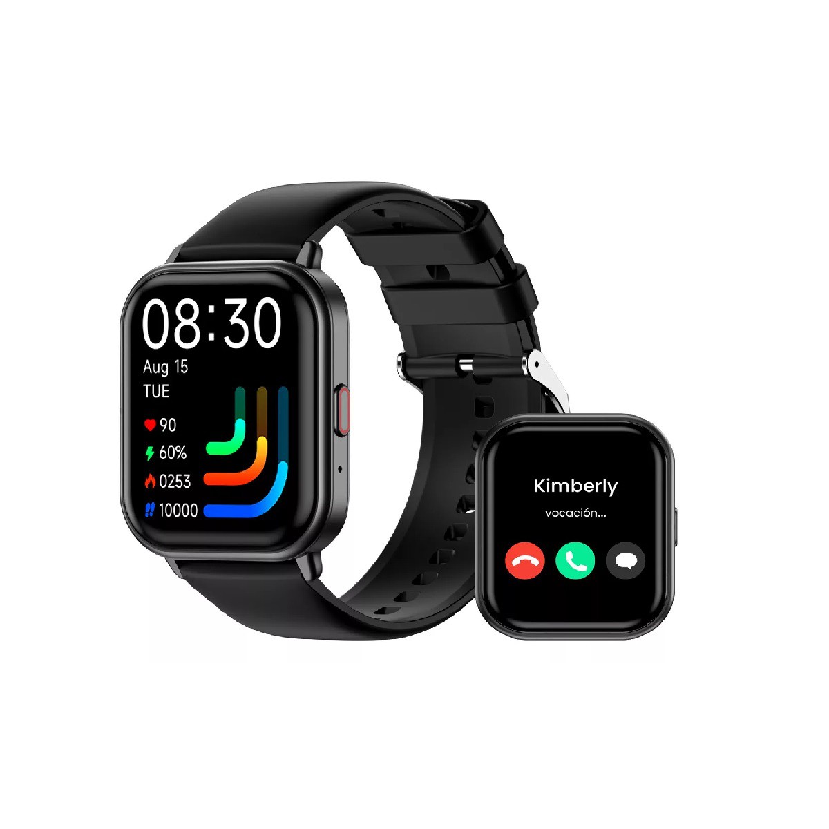 Reloj Inteligente Smartwatch Bluetooth Llamada Alexa Negro. image number null