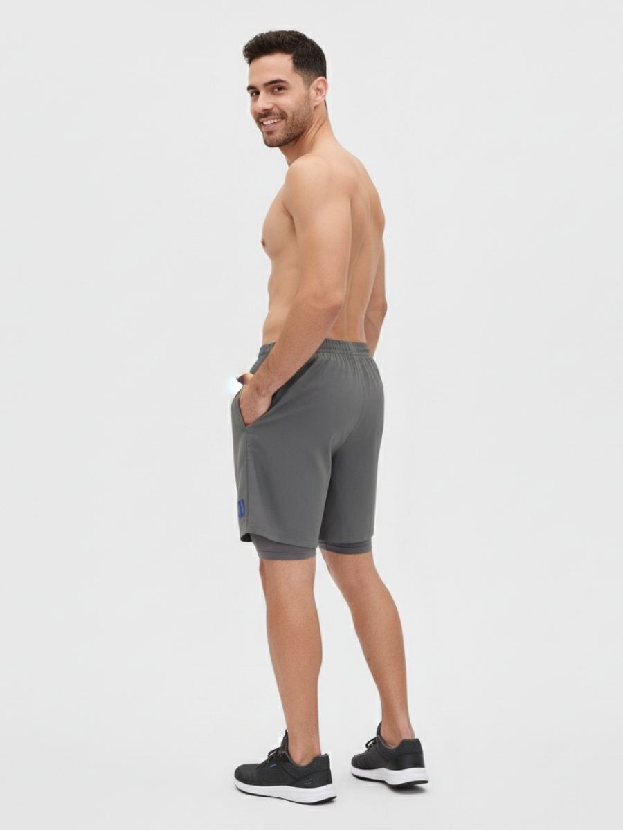 Bermuda 2 en 1 Wilson Basquetbol Transpirable Hombre image number null